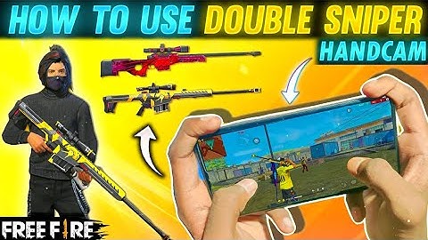 Double Sniper Unstoppable Gameplay |How to use double sniper after OB35 update|-Garena Free Fire