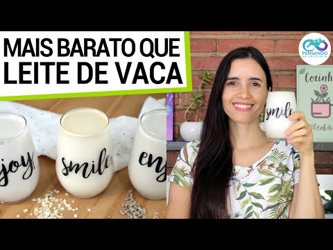 3 LEITES VEGETAIS FÁCEIS MAIS BARATOS QUE LEITE DE VACA