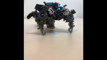 Ironhide transforms in stop motion