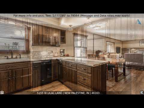 5155 W Lilac Lane, New Palestine, IN home video tour