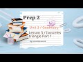 Prep. 2 / Geometry /Isosceles triangle / Unit 3/ Lesson 4 /Part 1/ Math