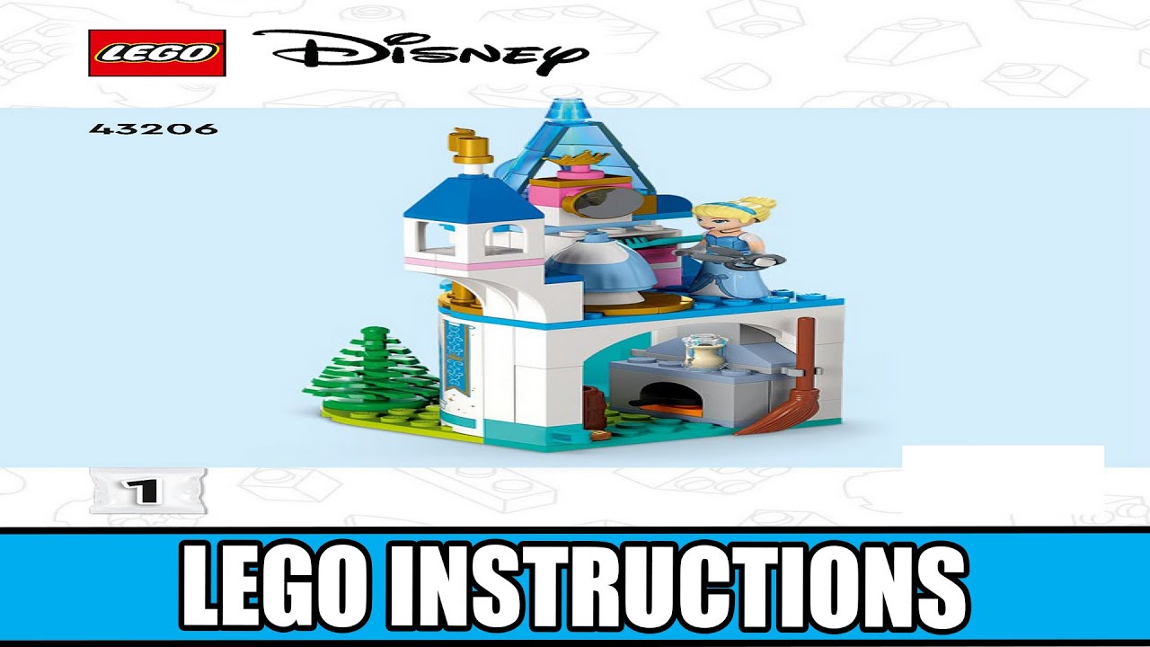 Disney - Cinderella and Prince Charming's Castle LEGO instructions