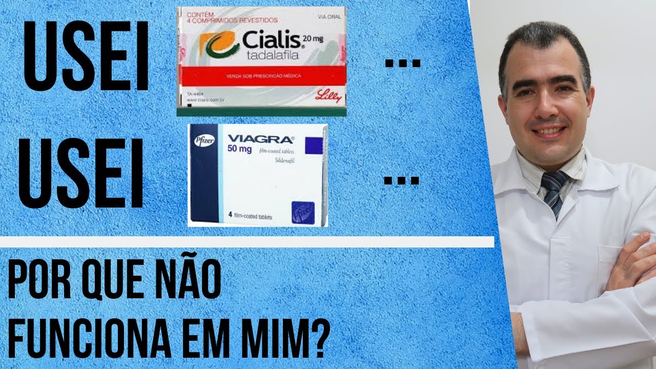 5 Motivos que fazem o Viagra (Sildenafil) e o Cialis (Tadalafil) NÃO  funcionarem direito
