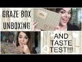 GRAZE BOX UNBOXING + TASTE TEST!!!