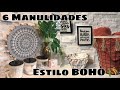 6 MANALIDADES FACIL Y ECONOMICAS ESTILO BOHO PARA TU BAÑO//💰✅