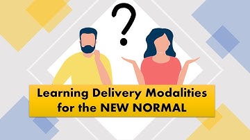 LEARNING DELIVERY MODALITIES