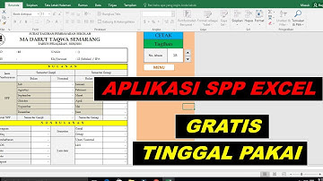 Aplikasi SPP Sekolah Excel Gratis