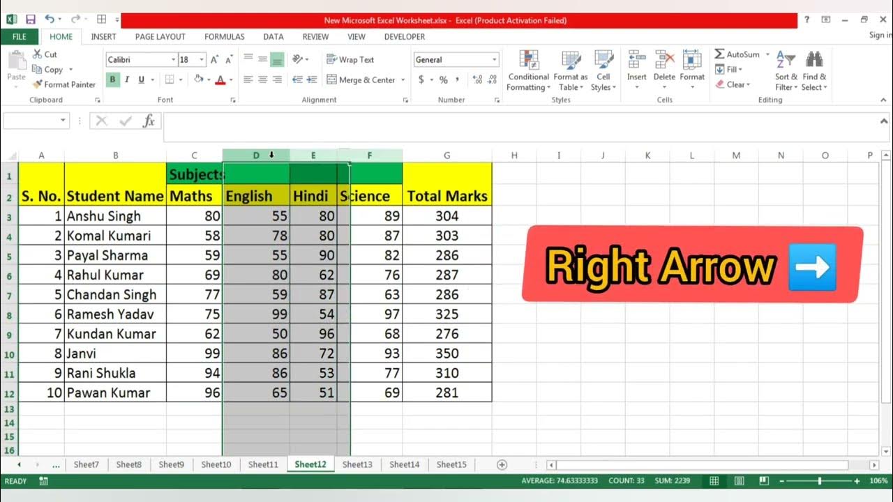 How to select columns in excel different ways to select columns select columns my coaching 