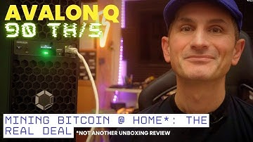 Home Bitcoin Mining with Avalon Q: Real Results, Solar Setup & Profitability