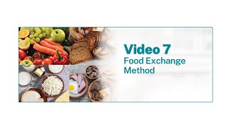 Video 7: Food Exchange Method