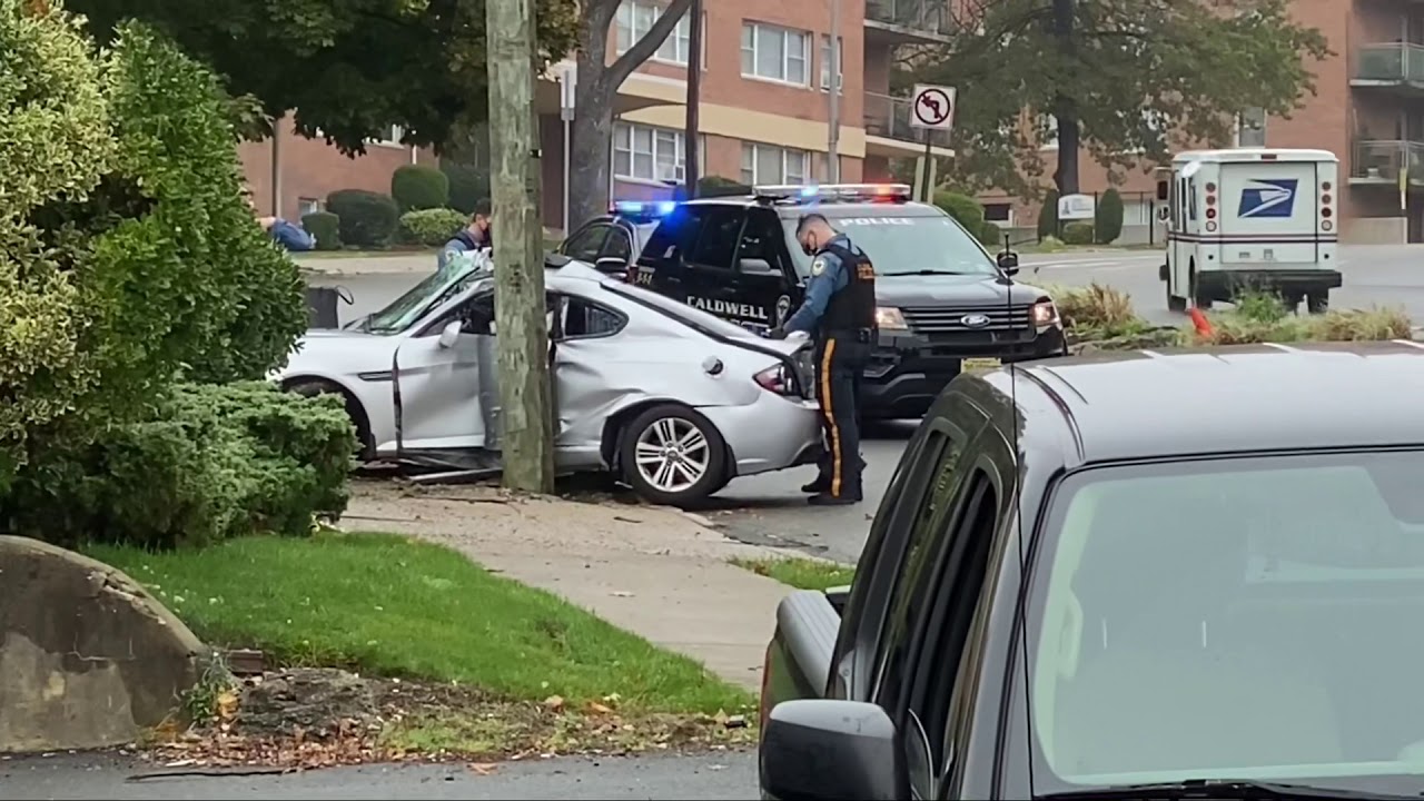 Terrible car accident in Caldwell NJ YouTube