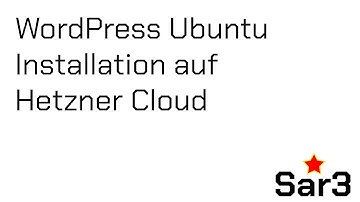 WordPress Install on Ubuntu Server in Hetzner Cloud (4k)