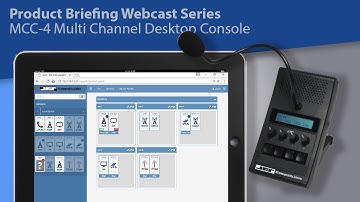 JPS Product Overview Webcast: MCC-4 Multi-Channel Console