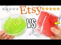 0 Star VS 5 Star Etsy Slime Shop REVIEW!