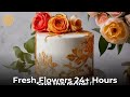 Fresh Flower Cake Topper That Lasts All Day