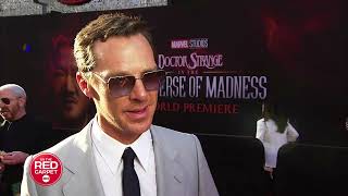 Benedict Cumberbatch at the Los Angeles premiere of the new Doctor Strange movie.