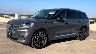 @AudreyLincolnLady 2023 Black Label Lincoln Aviator in Chroma Caviar with Chalet theme