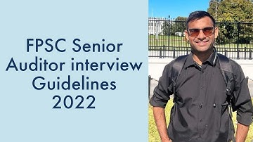 Senior Auditor 2022 Interviews and Further Procedures