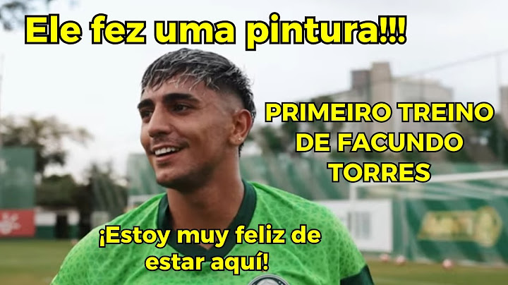 O PRIMEIRO TREINO DE FACUNDO TORRES PELO VERDÃO