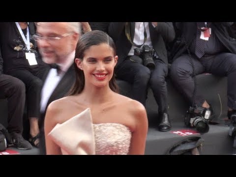 Sara Sampaio on the red carpet for the Premiere of First Man at the Venice Film Festival 2018