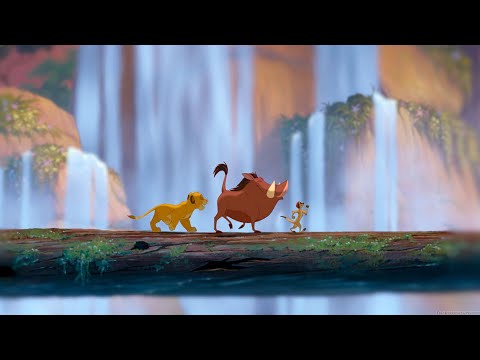 Hakuna Matata (No Worries) - Simba,Timon, Pumbaa [Hakuna Matata SCENE ] /// The Lion King (1994)