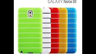 Samsung Galaxy Note 3 Dual tone Colorful Case Resimi