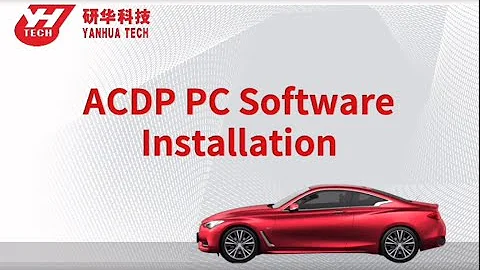ACDP PC Software Installation