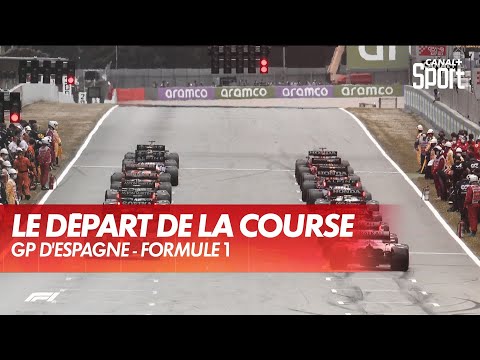 Le départ de la course - GP d'Espagne