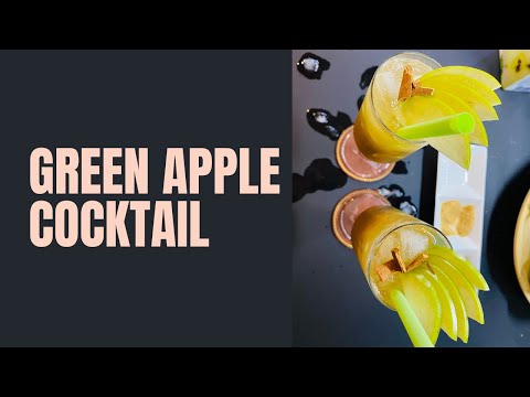 Green Apple Cocktail | Non-Alcoholic Mocktail | Tasty & Refreshing Summer Drink | Retete de Weekend