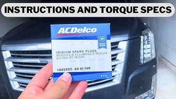 How to Replace the Spark Plugs on a 2015-2019 Cadillac Escalade