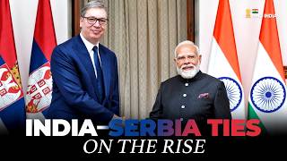 Pm Modi Holds A Meeting With Aleksandar Vučić, President Of Serbia