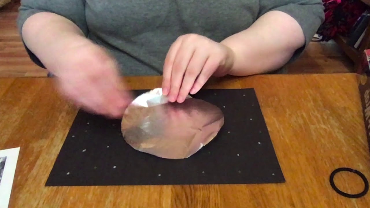 Aluminum Foil Moon Craft 