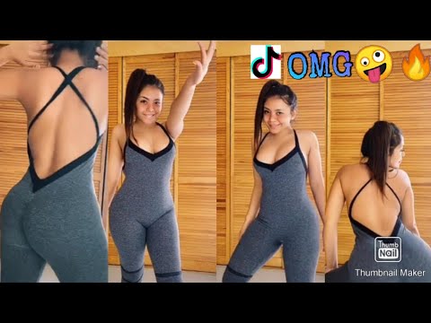 Hot girl strip dancing and booty shake  in a hot Bodysuit 😌🔥