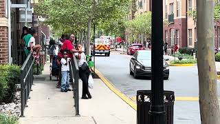 D.C fire engine 10 responding and battalion chief 1 returning 