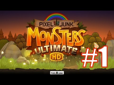 Прохождение игры PixelJunk Monsters: Ultimate HD - Начало игры, тренировка, Easy 1