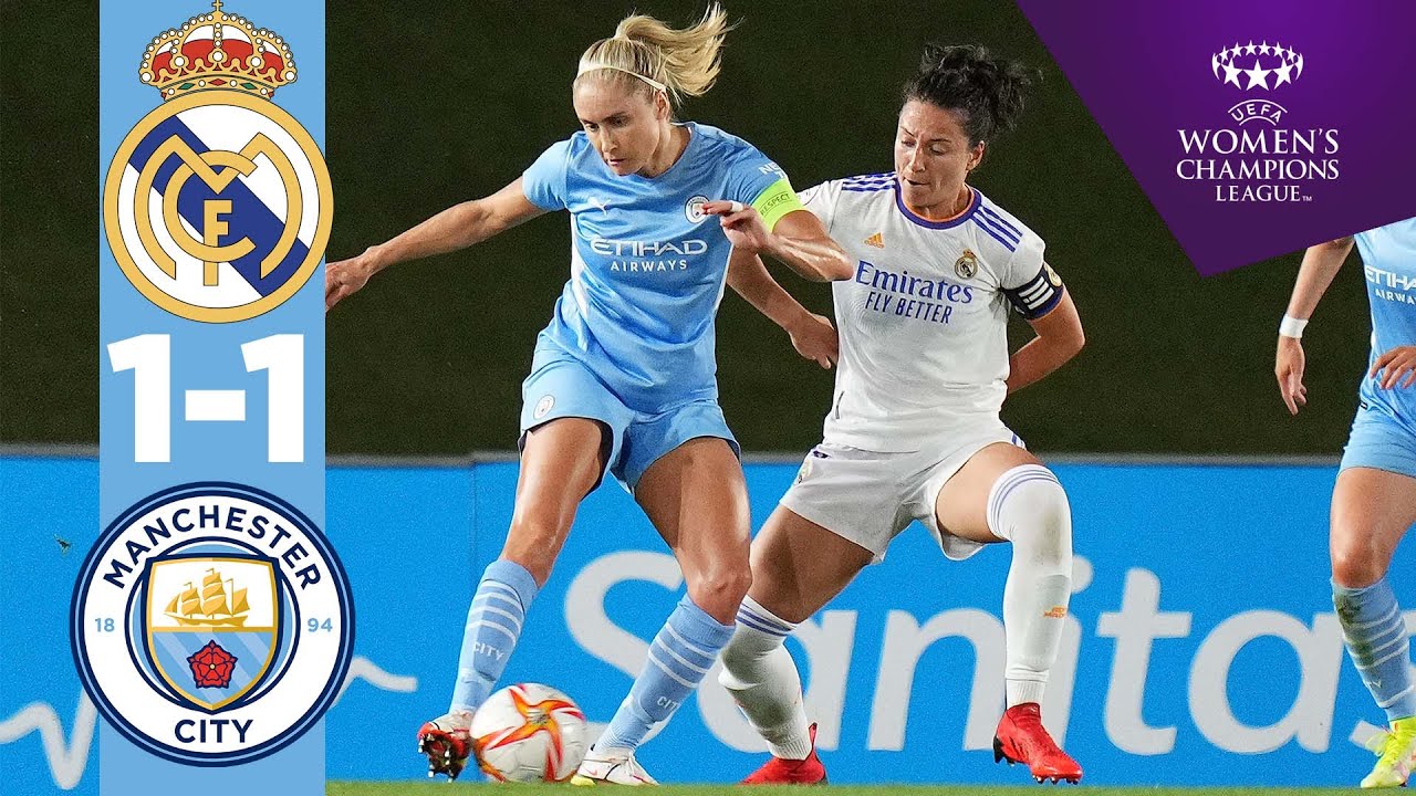 HIGHLIGHTS! REAL MADRID 1-1 MAN CITY | UEFA WOMENS CHAMPIONS LEAGUE