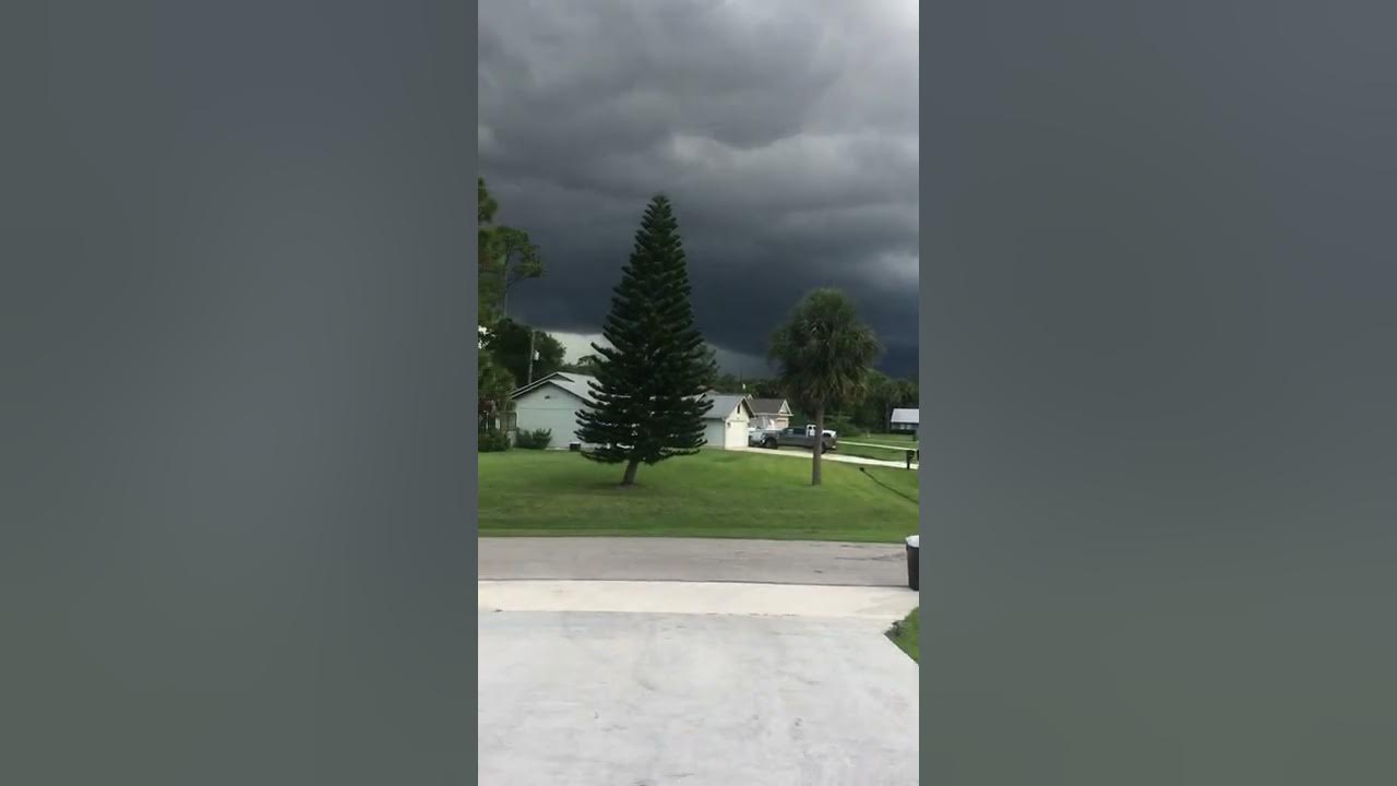 Tornado Warned Storm ( Port Saint Lucie Florida ) ( 6622 ) YouTube