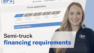 Semi-truck financing requirements to consider