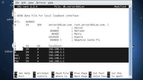 DNS SERVER DEBIAN 6 SQUEEZE
