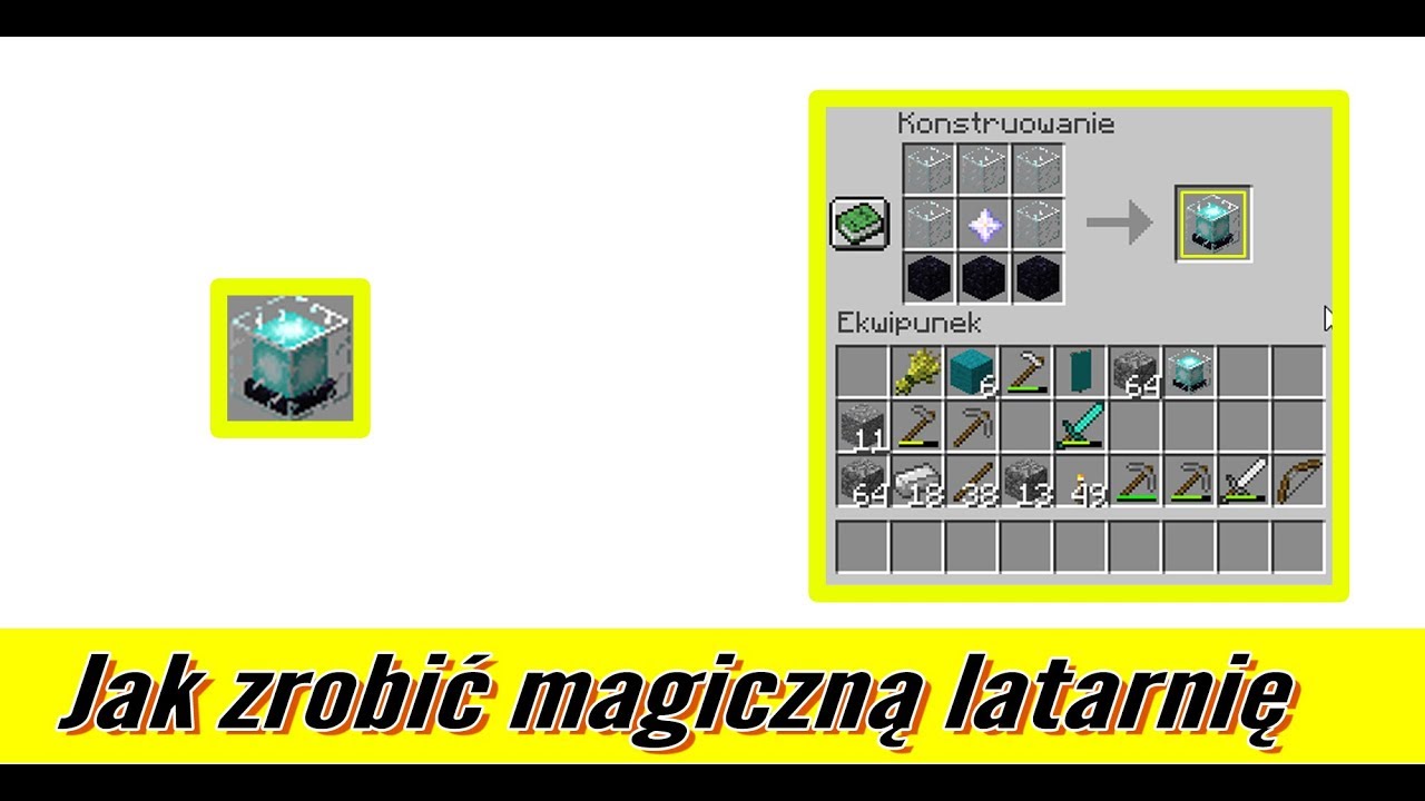 Jak Sie Robi Latarnie W Minecraft Jak zrobić magiczną latarnię | Beacon | Minecraft - YouTube