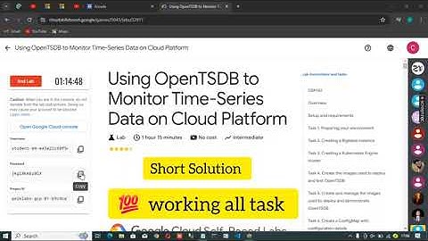Using OpenTSDB to Monitor Time-Series Data on Cloud Platform|GSP142 ||The Arcade Trivia April Week 4