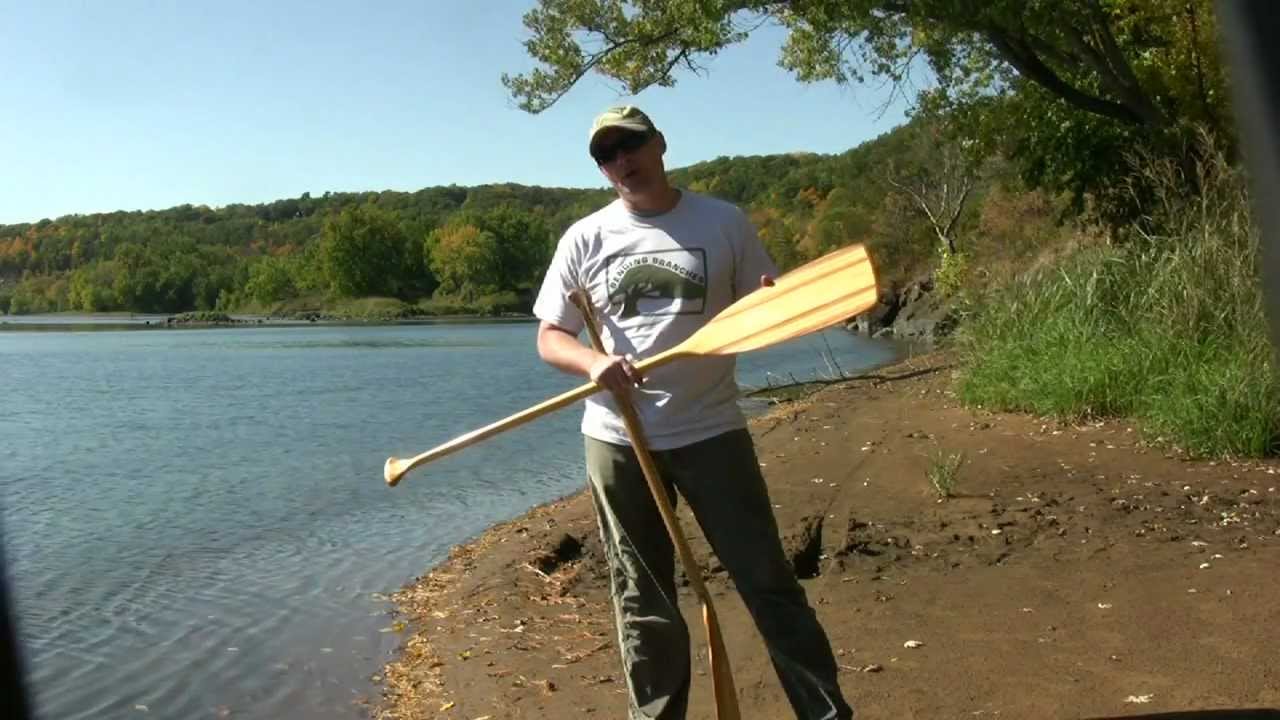 Bent vs Straight Canoe Paddle - YouTube