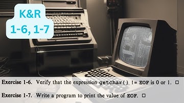 The C Programming Language K&R: 1-6, 1-7 Solutions