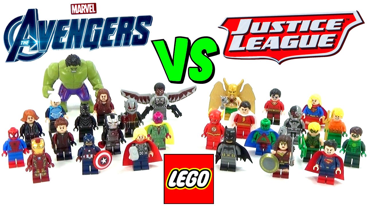 Justice League JLA v Avengers LEGO Battle