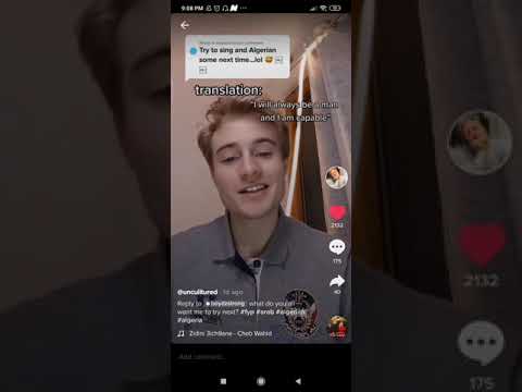 الاغاني الجزائرية بافواه اجنبية تيكتوك