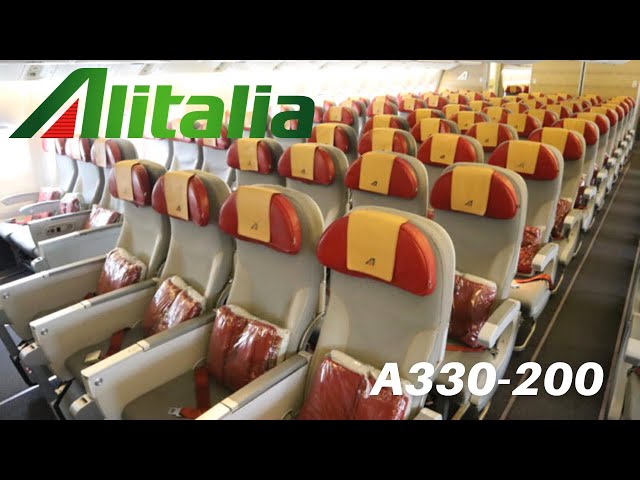 Alitalia Airbus A330 200 Economy Mauritus Rome You