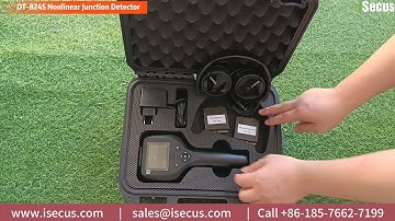 DT-824S Nonlinear Junction Detector Handheld NLJD TSCM Equipment Counter Surveillance Bug Detection