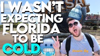 I Was NOT Expecting This Weather in Florida! ❄️ My First December at Universal Studios!