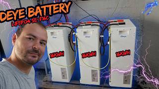 Il mio Fotovoltaico a ISOLA con batterie DEYE Tot 68kwh   SE-F16c