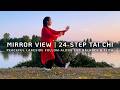24-Step Tai Chi – MIRROR IMAGE | Peaceful Lakeside Follow-Along for Balance